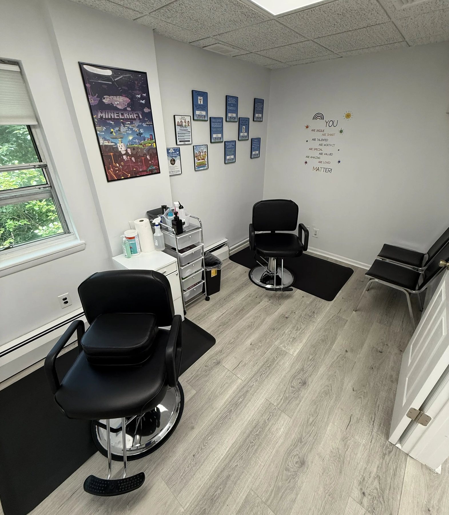Lice treatment room at Lice Lifters of Nassau County in Wantagh, NY